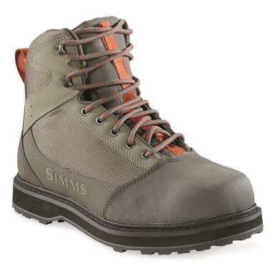 Simms Men's Tributary Wading Boots, Rubber Soles