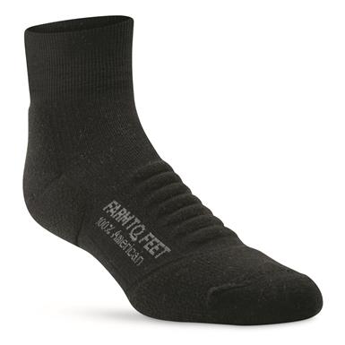 Farm to Feet Tactical Fayetteville Light Targeted Cushion Crew Socks