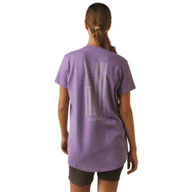 Ariat Women's Rebar CottonStrong American Flag Graphic T-Shirt