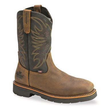 Thorogood Men's American Heritage Wellington Square Safety Toe 11" Work Boots, Waterproof