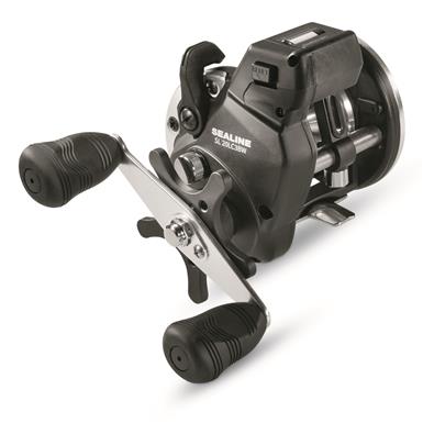Daiwa Sealine SL-3 Line Counter Reel with Dual Knob Paddle Handle, Size 20, 4.2:1, Right Hand