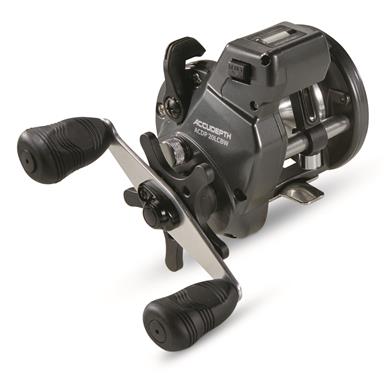 Daiwa Accudepth Plus Line Counter Reel with Dual Knob Paddle Handle, Size 20, 4.2:1, Right Hand