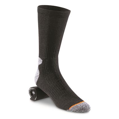 U.S. Municipal Surplus Wool Blend Boot Socks, 3 Pairs, New