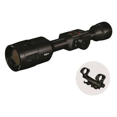 ATN ThOR 4 (384x288) 4.5-18x Smart HD Thermal Rifle Scope with Dual Ring Cantilever Mount