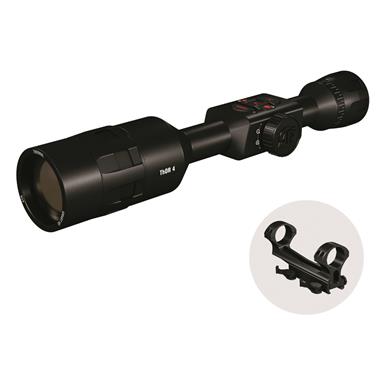 ATN ThOR 4 (384x288) 7-28x Smart HD Thermal Rifle Scope with Dual Ring Cantilever Mount