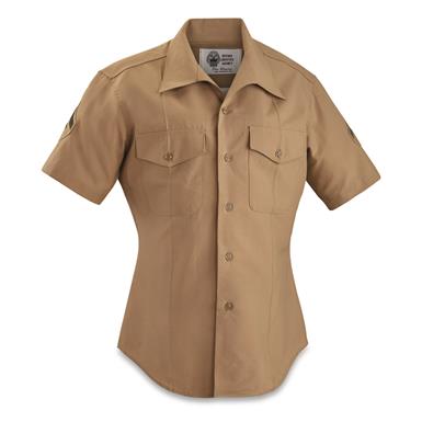 USMC Surplus Short-sleeve Service Shirt, Used