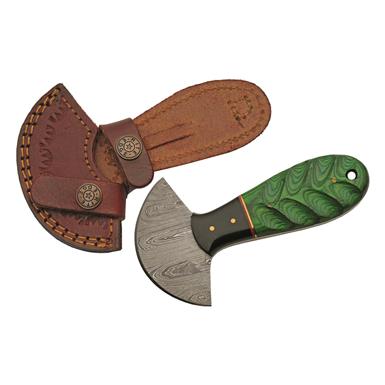 SZCO Ulu Colorwood Cutter Fixed Blade Knife