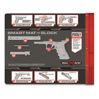 Real Avid Smart Mat with Integrated Parts Tray for Glock Handguns