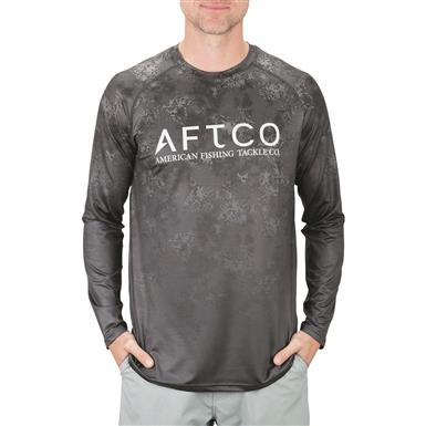 AFTCO Men's Tactical Fade Long-Sleeve Shirt, Camo