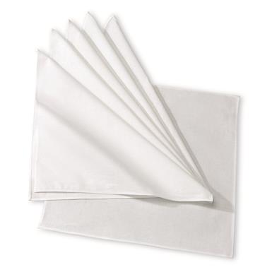 French Police Surplus Handkerchiefs, 6 Pack, New