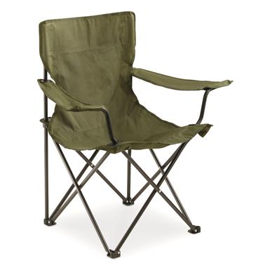 British Military Surplus Nylon Canvas Camp Chair, New
