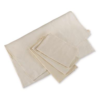 Italian Military Surplus Linen Towels, 4 pack, New