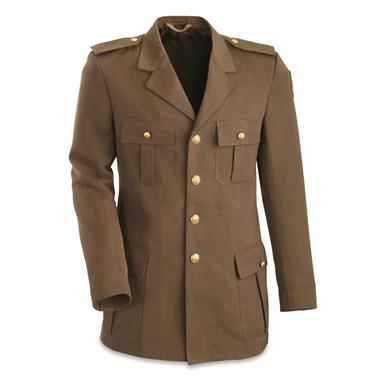 Italian Military Surplus Wool Dress Jacket, Like New
