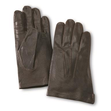 Belgian Military Surplus Leather Gloves, New