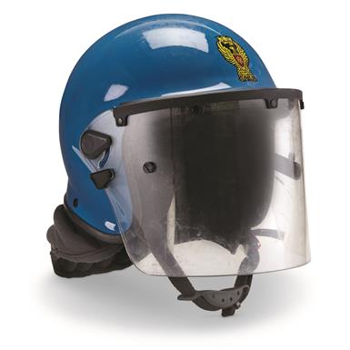Italian Police Surplus Riot Helmet, Like New
