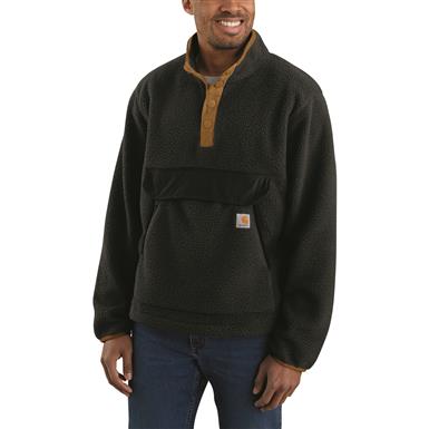 Carhartt Men's Relaxed Fit Fleece Snap Front Jacket