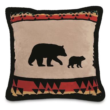 Carstens Inc. Bear Trail Throw Pillow