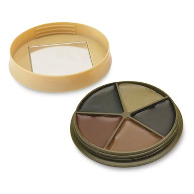 HME 5 Color Camo Face Paint Kit with Mirror