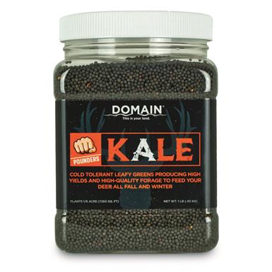 Domain Pounder Kale Food Plot Seed, 1 lb.