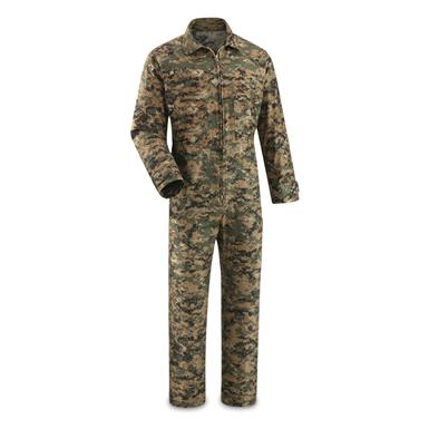 Brooklyn Armed Forces Heavyweight Coveralls, MARPAT Woodland Camo