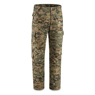 Brooklyn Armed Forces Heavyweight Ripstop BDU Pants, MARPAT Woodland Camo