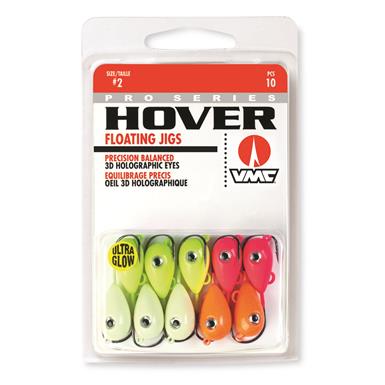VMC Ultra Glow Hover Floating Jig Kit, Size 2