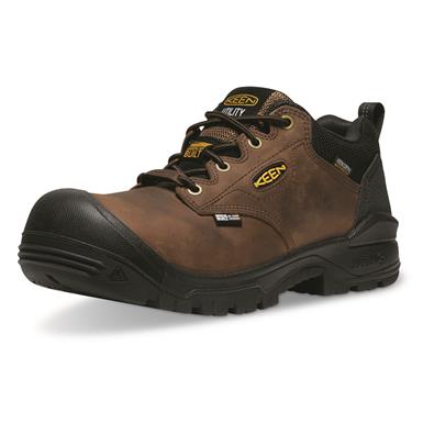 KEEN Utility Independence Oxford Waterproof Carbon Fiber Safety Toe Work Shoes, USA