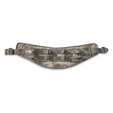 U.S. Military Surplus Kidney Pad with MOLLE Waist Belt, New