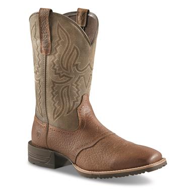 Ariat Men's Hybrid Ranchway Square Toe Western Boots
