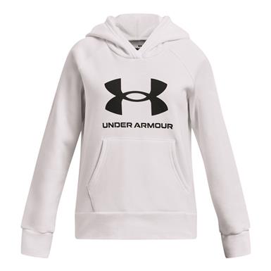Under Armour Girls' Rival Fleece Big Logo Hoodie
