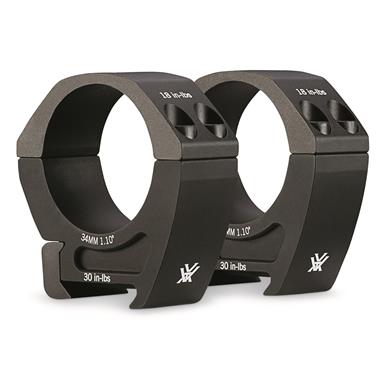 Vortex Pro Series 34mm Scope Rings, Medium