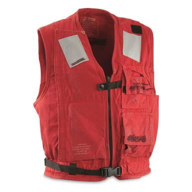U.S. Navy Surplus Carrier Flight Deck Vest, Used