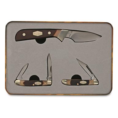 Old Timer 3 Knife Set in Gift Tin