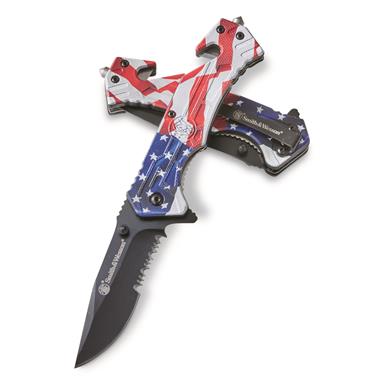 Smith & Wesson America's Heroes Spring Assist Folding Knife