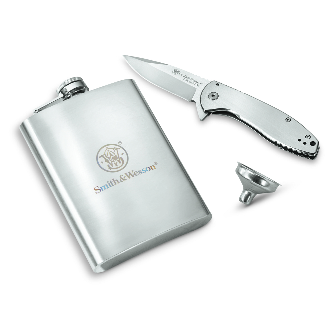 Smith & Wesson Executive Folding Knife with Flask