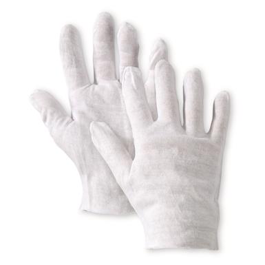 U.S. Municipal Surplus White Cotton Gloves, 24 pairs, New