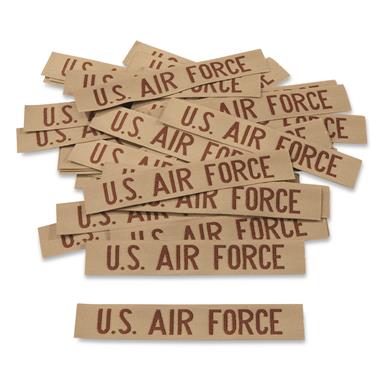 U.S. Air Force Surplus Chest Name Tapes, 50 pack, New