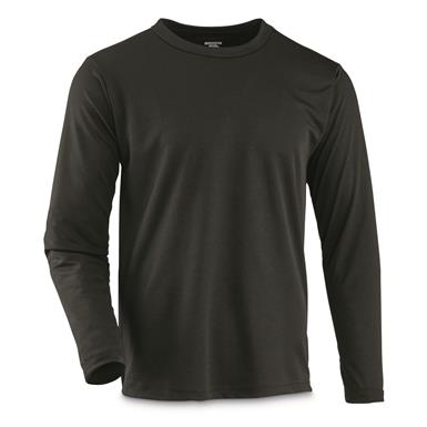U.S. Military Surplus Midweight Long Sleeve Base Layer Shirt, New