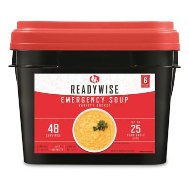ReadyWise Emergency Soup Bucket, 48 Servings