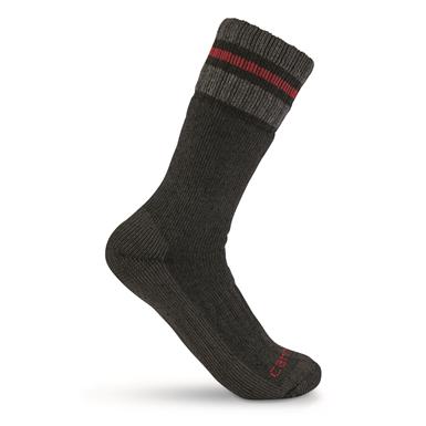 Carhartt Mens's Heavyweight Synthetic-Wool Blend Boot Socks, 2 Pairs