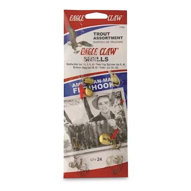 Eagle Claw Trout Snell Assortment, 24 Pack
