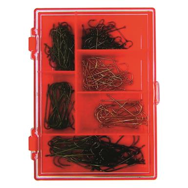 Eagle Claw Aberdeen Hook Assortment Kit, 211 Pieces