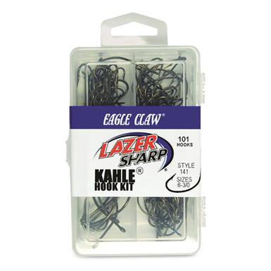 Eagle Claw Kahle Hook Assortment, Bronze, Assorted Sizes