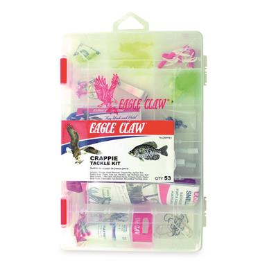 Eagle Claw Crappie Tackle Kit, 53 Pieces