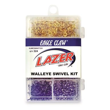 Eagle Claw Walleye Swivel Kit Assortment, 324 Pieces