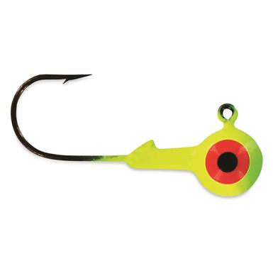 Big Bite Baits Double Eye Round Ball Jigs, 2 Color