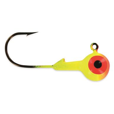 Big Bite Baits Double Eye Round Ball Jigs, 2 Color