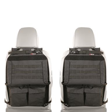 Ruff Tuff Flex OPS Tactical Seat Back Organizer, 2 Pack