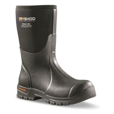 DryShod Men's Mudcat Mid Rubber Work Boots