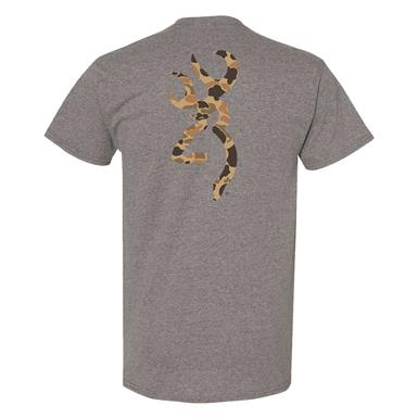 Browning Men's Duck Camo Buckmark T-Shirt